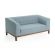 SOFA ITAPUÃ - 2 LUGARES - AZUL