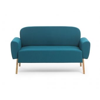 SOFÁ AGNES - 2 LUGARES - TURQUESA