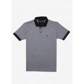 Polo Dudalina manga curta Jacquard masculina