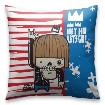 Almofada Hey Ho Let´s Go by Cusco Rebel