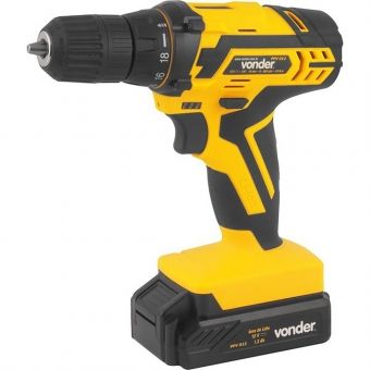 Parafusadeira Vonder c/ Maleta + Acessórios + Trena + Óculos