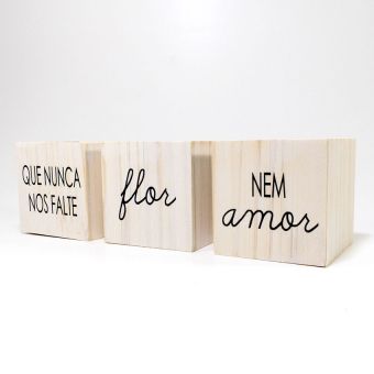 Mini Cachepô - Flor e Amor